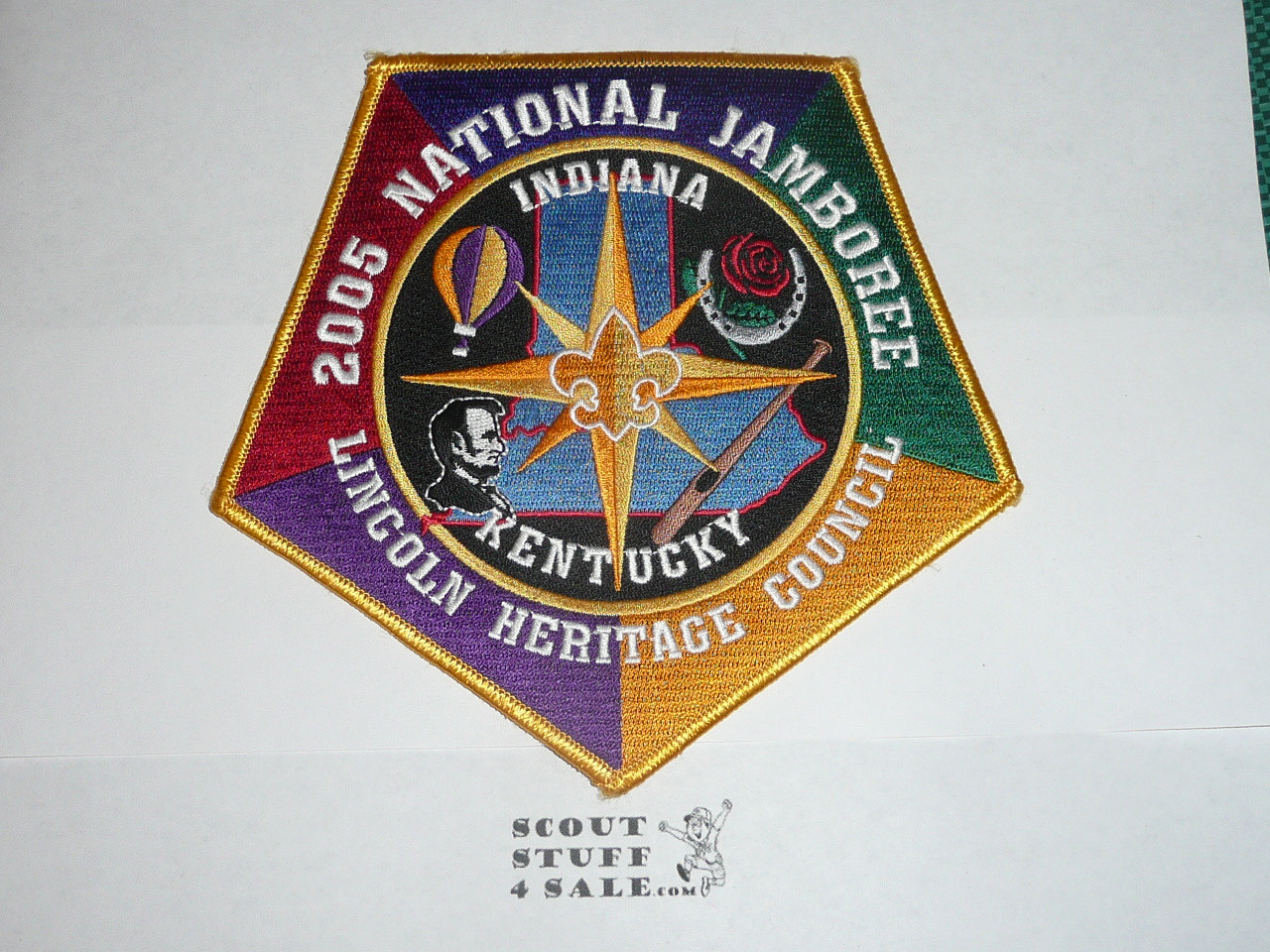 2005 National Jamboree JSP - Lincoln Heritage Council Jacket Patch