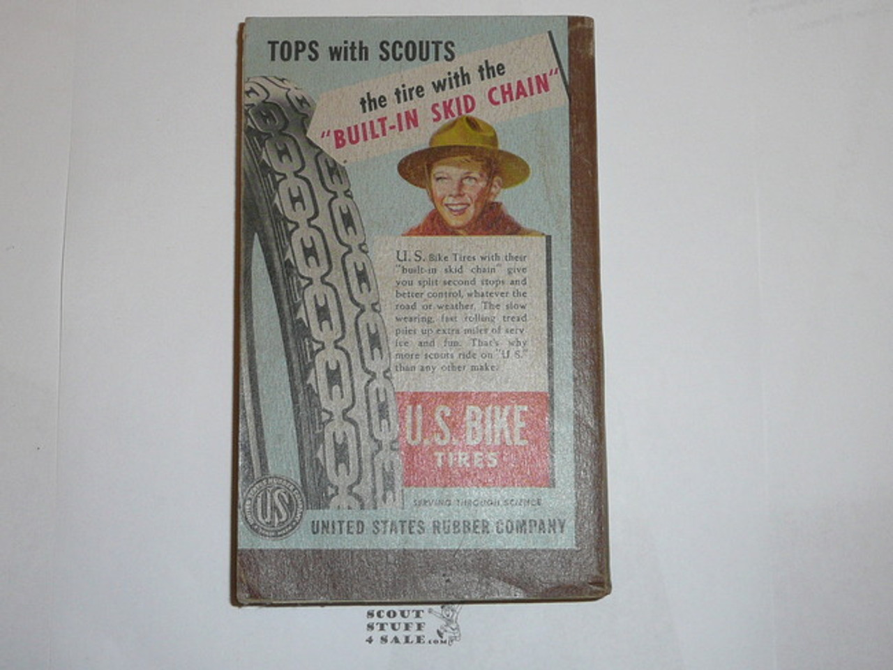 1948 Boy Scout Handbook, Fifth Edition, First Printing, Don Ross Cover Artwork, MINT condition but cover is taped at spine, eight stars on last page