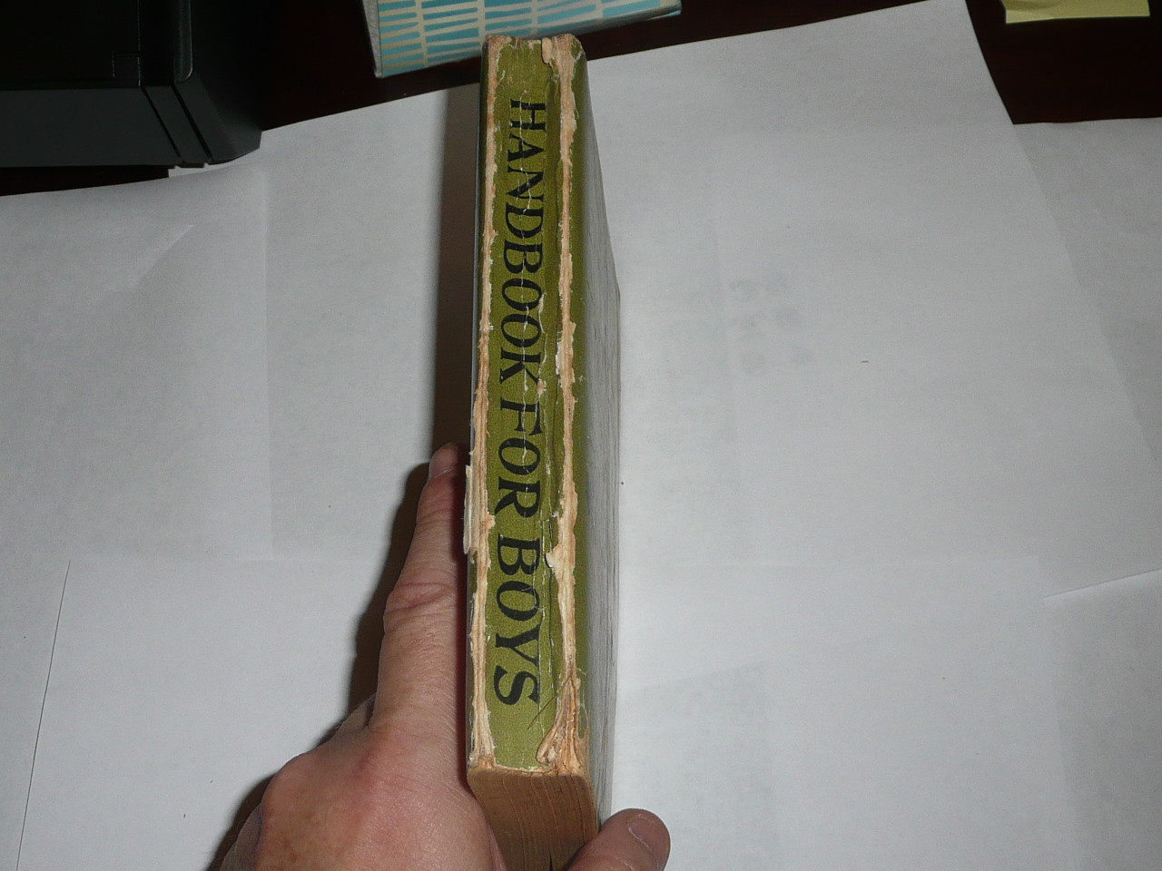 1925 Boy Scout Handbook, Second Edition, Thirty-third Printing, some spine or cover wear