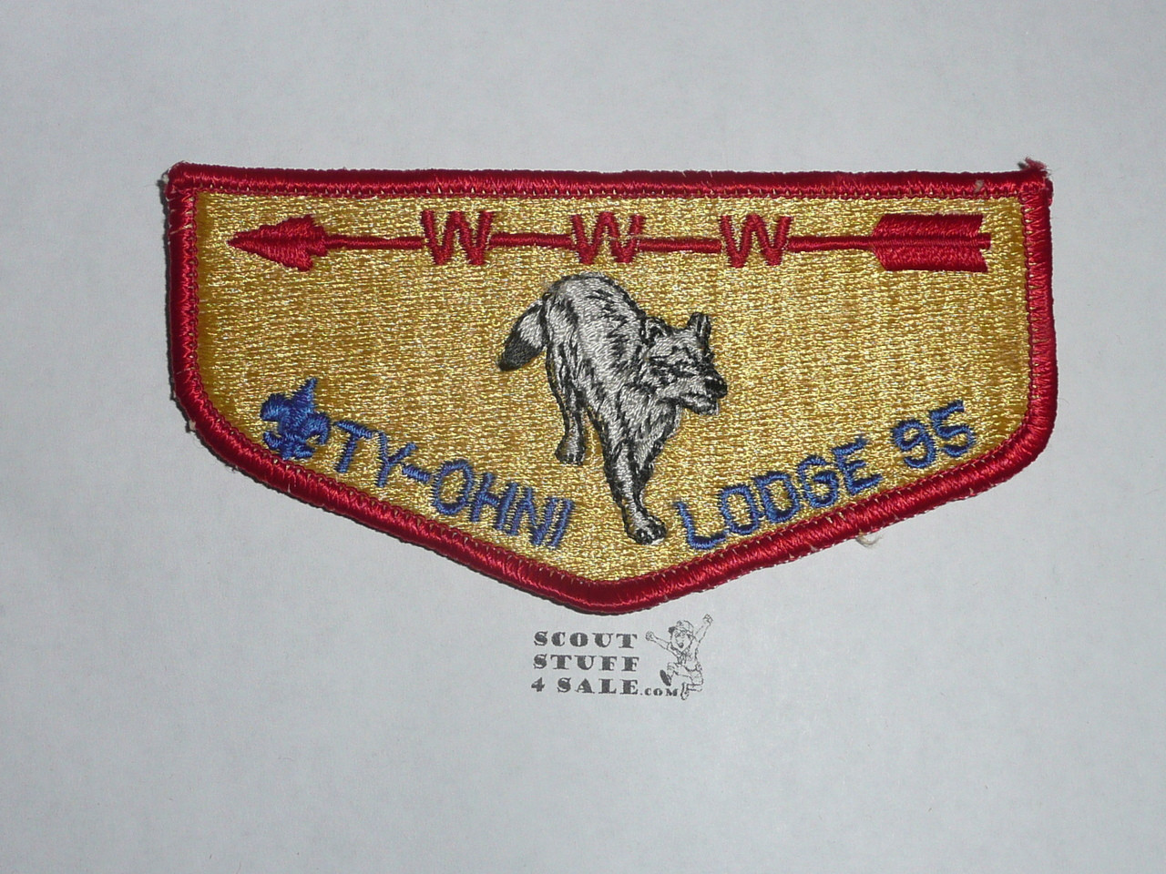 Order of the Arrow Lodge #95 Ty-Ohni s8 Flap Patch