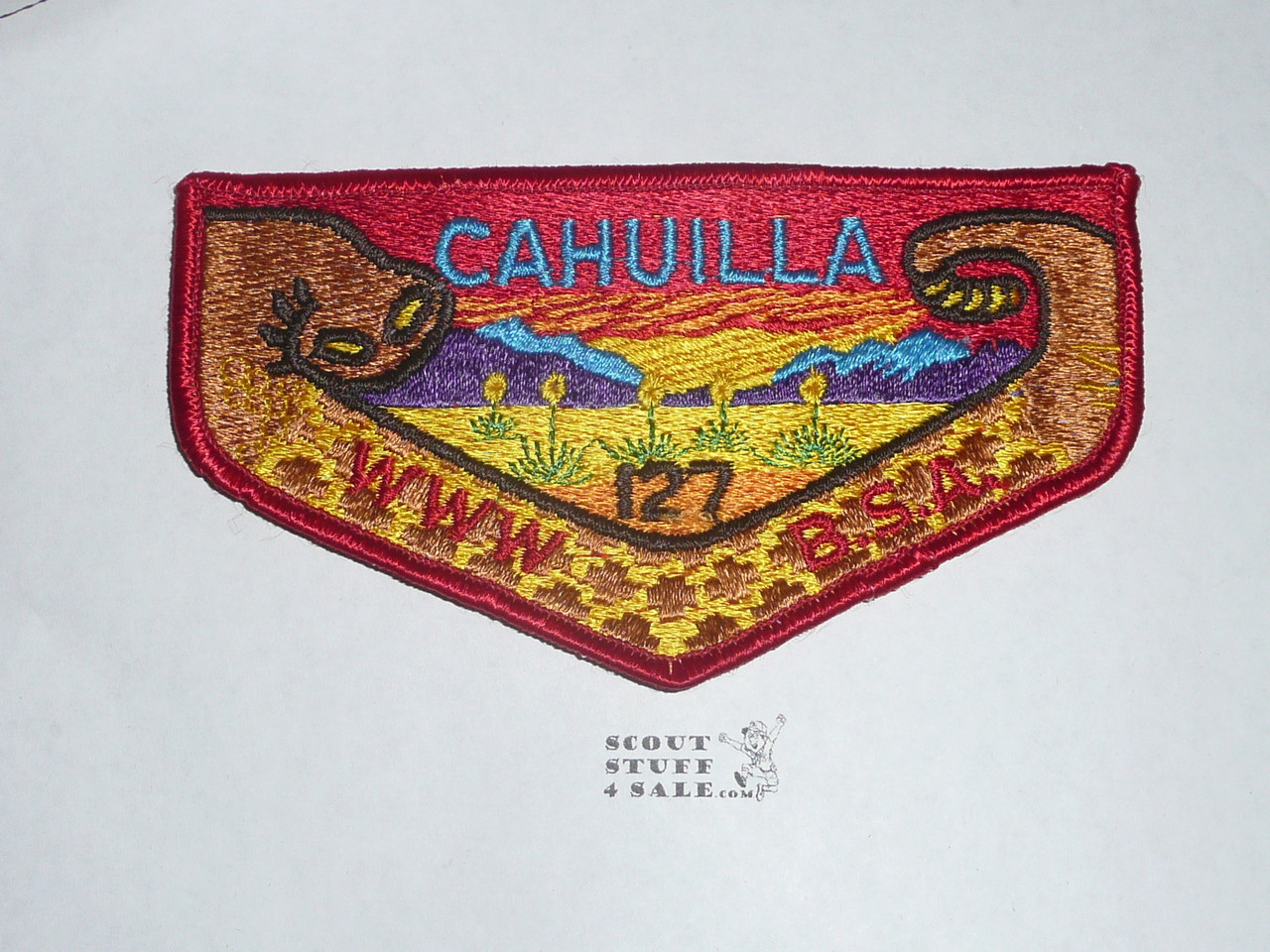 Order of the Arrow Lodge #127 Cahuilla s7 Flap Patch
