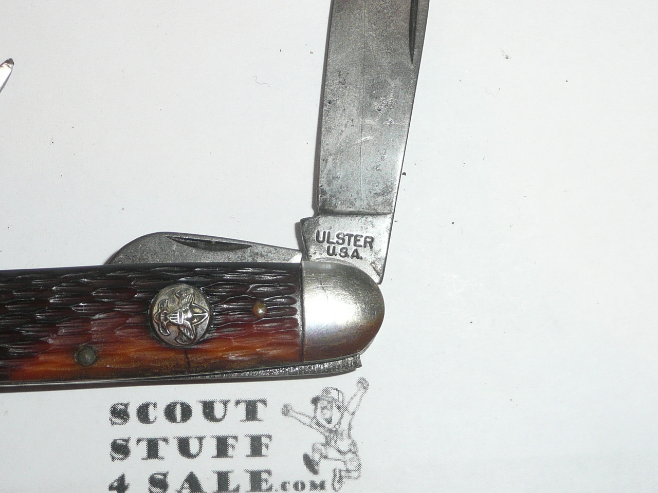 Boy Scout Knife, Ulster Manufacturer, Litely Used, BS008