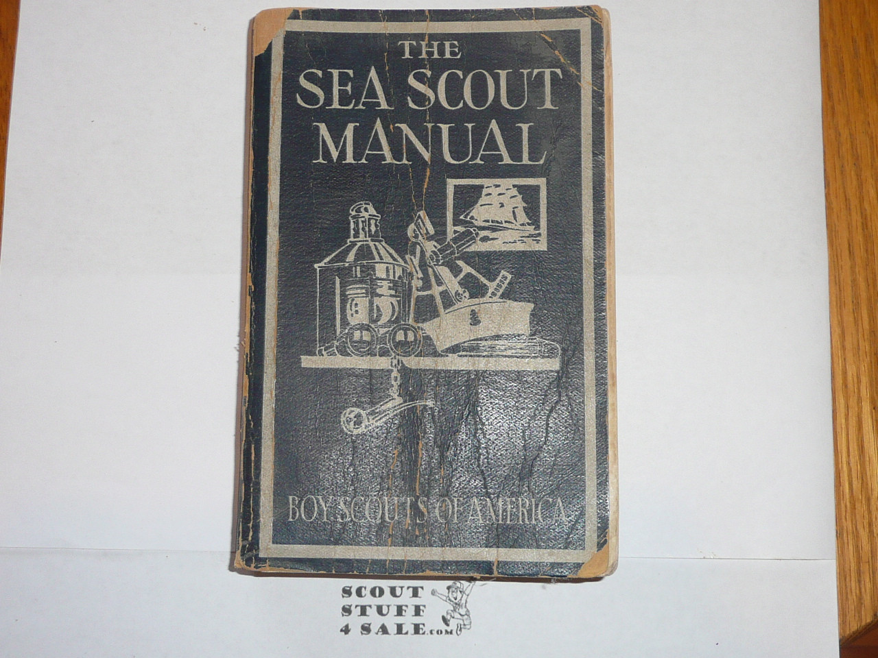 1939 The Sea Scout Manual, Sixth Edition, First Printing, good used condition