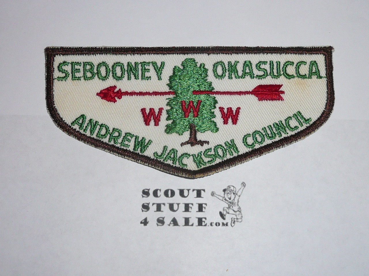 Order of the Arrow Lodge #260 Sebooney Okasucca f2 Flap Patch