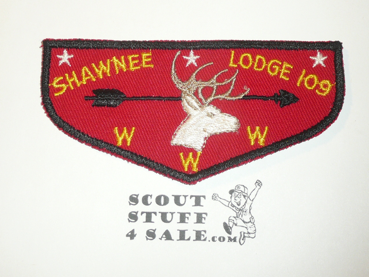 Order of the Arrow Lodge #109 Shawnee f1 First Flap Patch