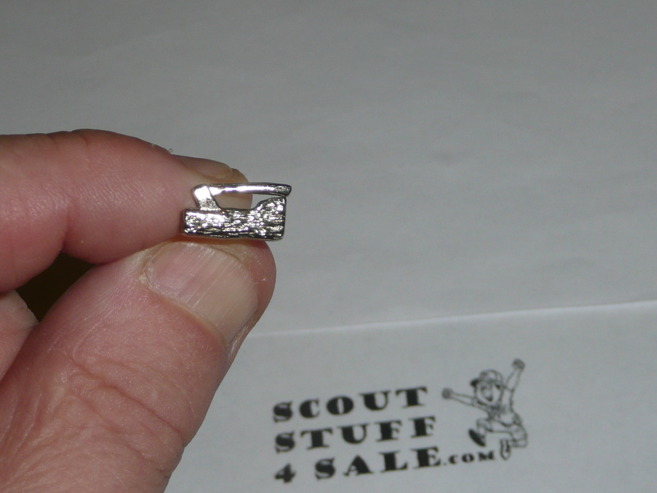Wood Badge Axe and Log Lapel Pin / Tie Tack - Scout