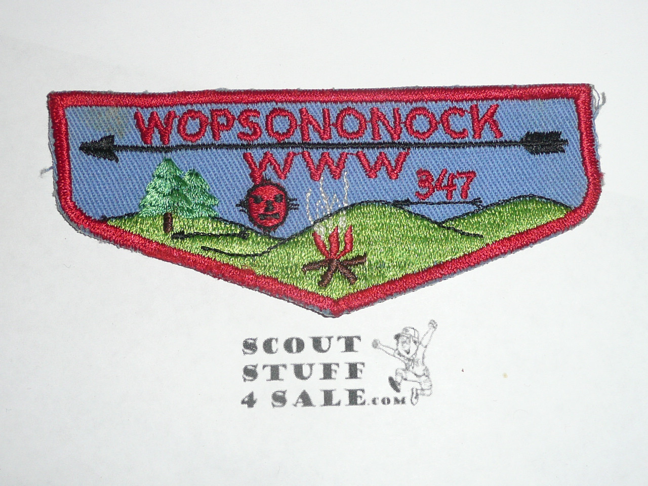 Order of the Arrow Lodge #347 Wopsononock f2 Flap Patch