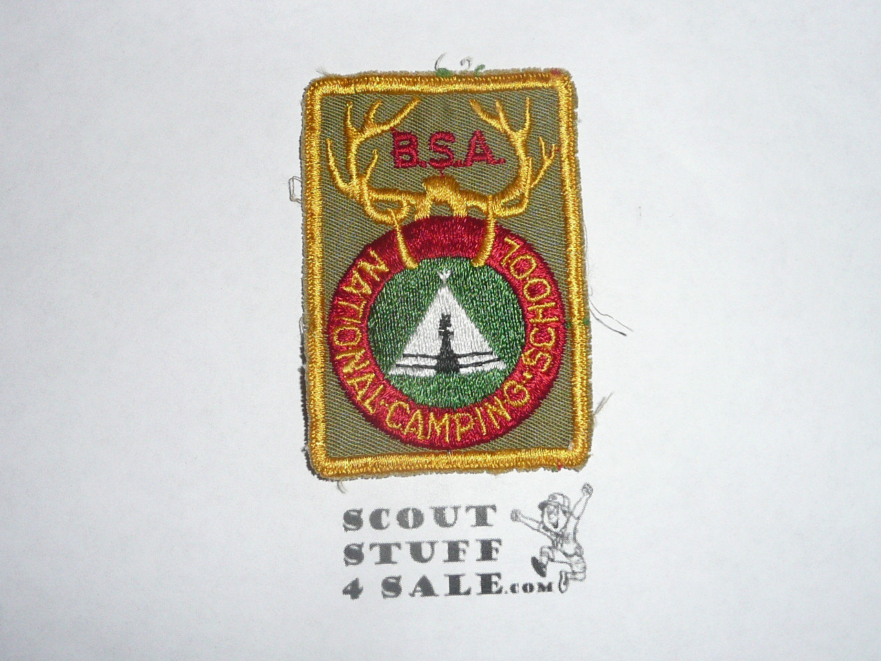 National Camp School c/e Patch, sewn
