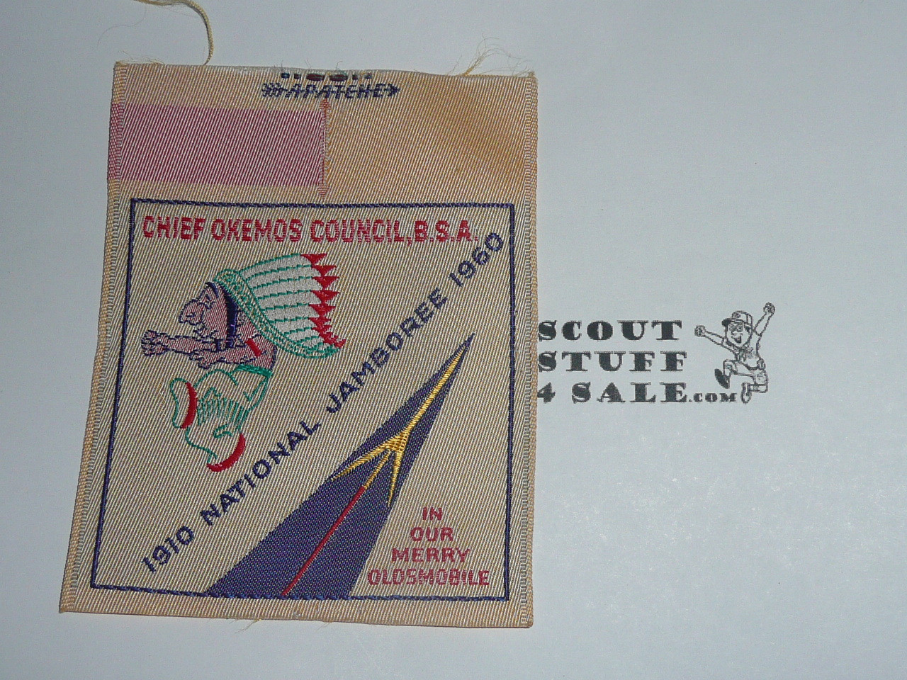 1960 National Jamboree JCP - Chief Okemos Council Woven JCP