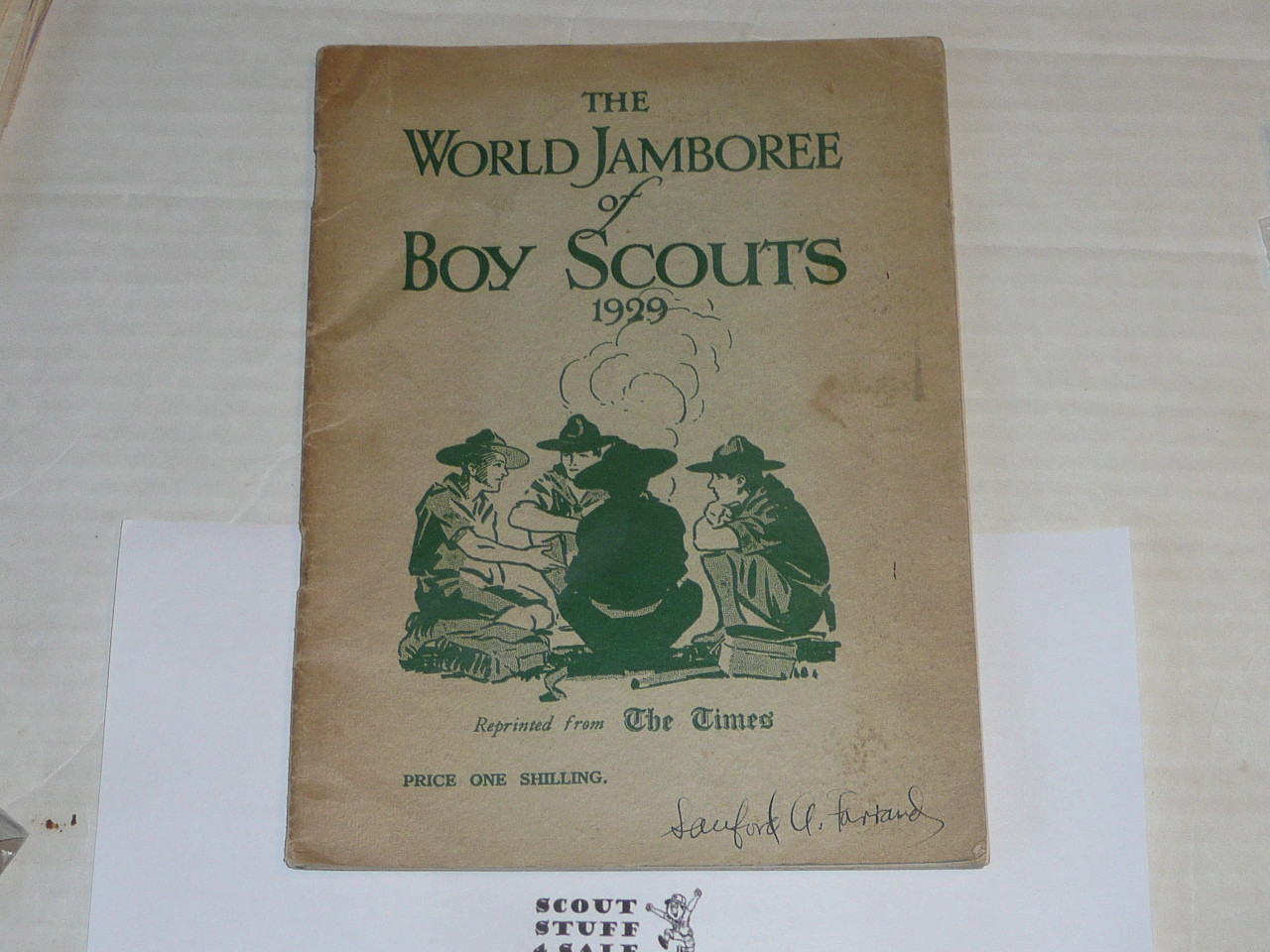 1929 World Jamboree, The World Jamboree of Scouts, reprinted from the Times, 50 pages