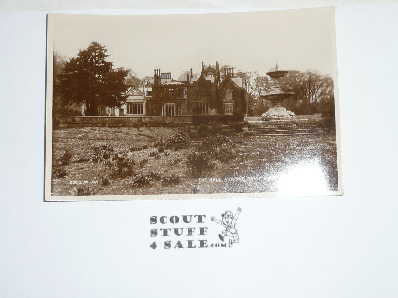 1929 World Jamboree, Postcard "The Hall, Arrowe Park"