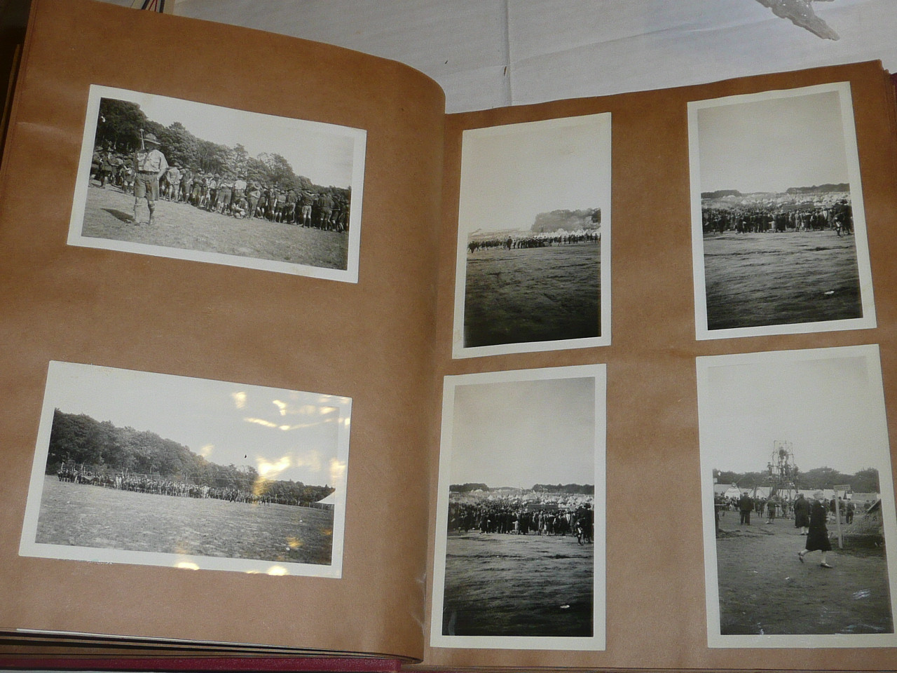 1929 & 1933 World Jamboree, Photo Album from USA/BSA Contingent Member, contains some 1960's photos and other Boy Scout Photos as well