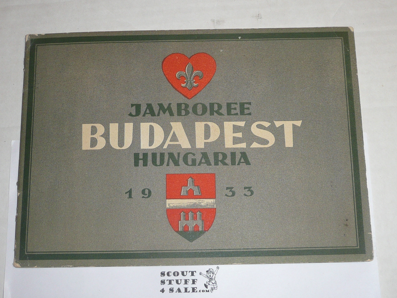 1933 World Jamboree, Memory Book/Album Presented to Jamboree Participants by the City of Budapest