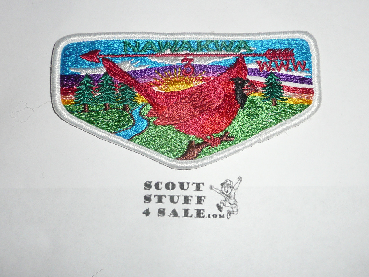 Order of the Arrow Lodge #3 Nawakwa s63 Flap Patch - Boy Scout