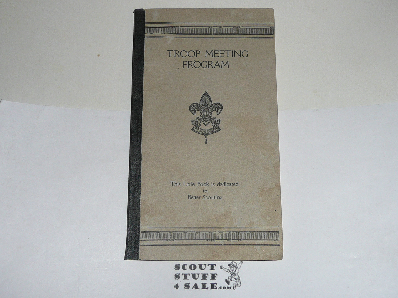 Lefax Boy Scout Fieldbook Insert, Troop Meeting Program Book, 1926