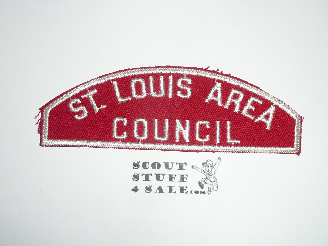 St. Louis Area Council Red/White Council Strip -Scout