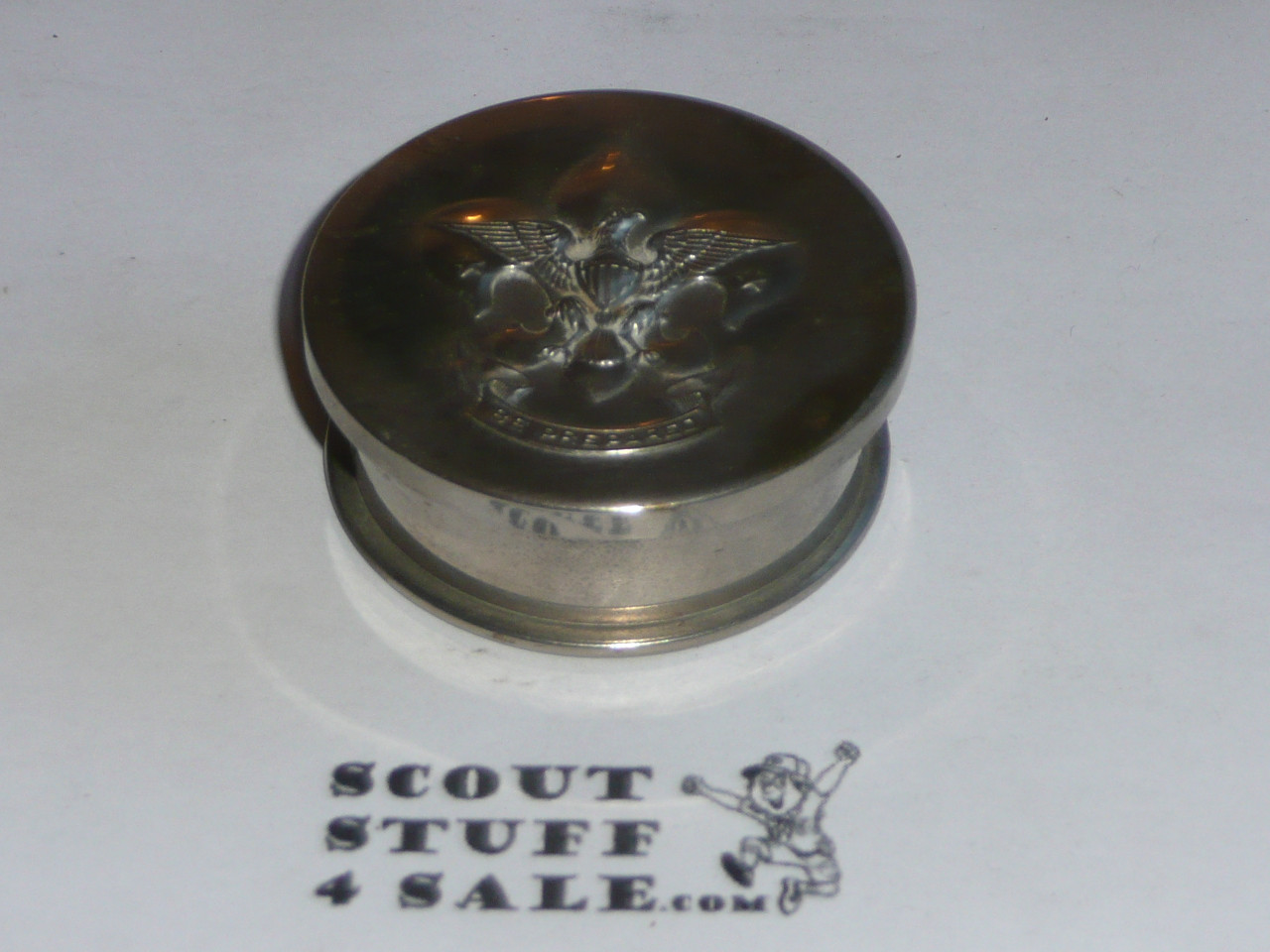 1920s boy scouts of america collapsable cup, tin