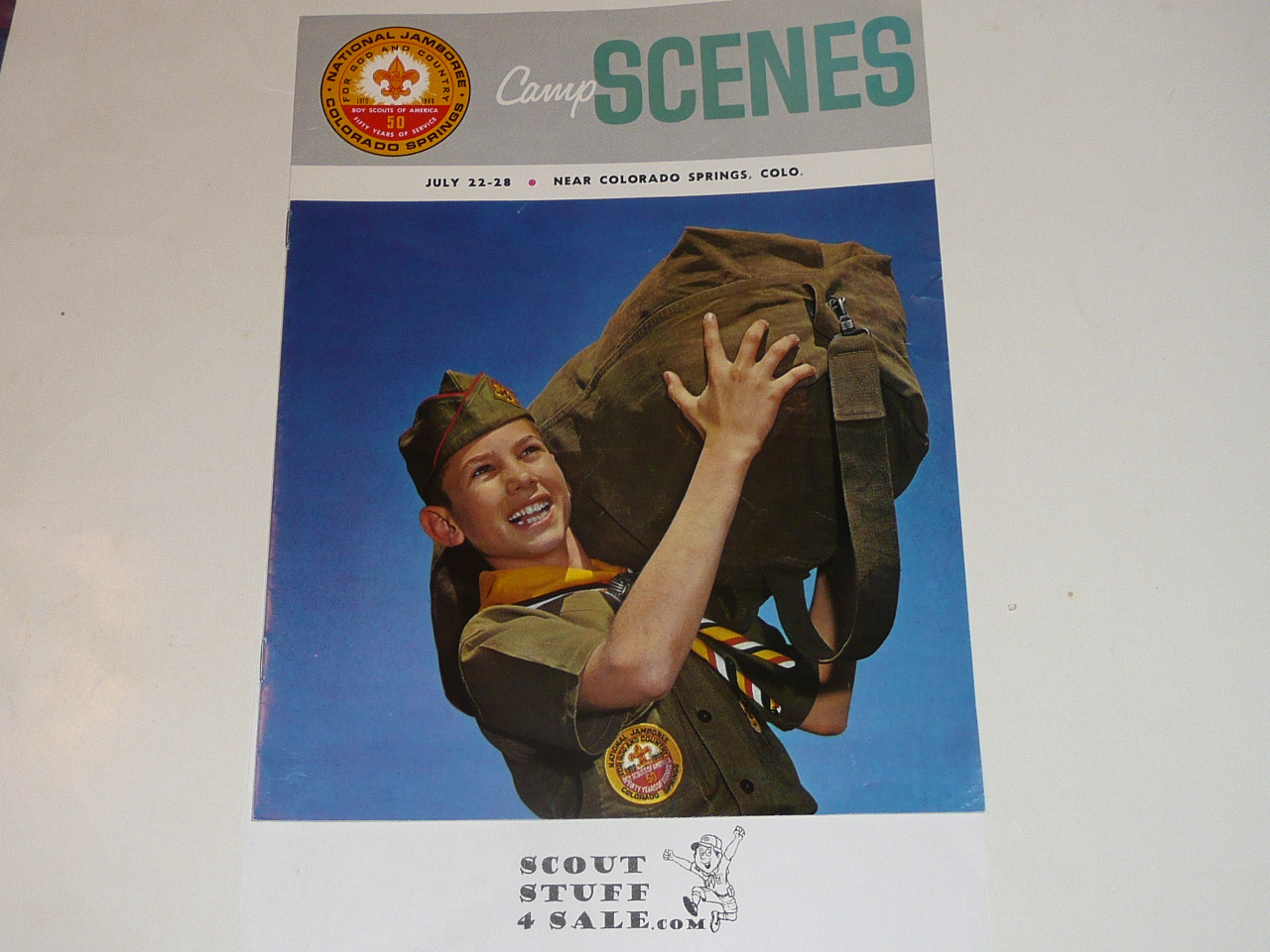 1960 National Jamboree Camp Scenes Memory Book
