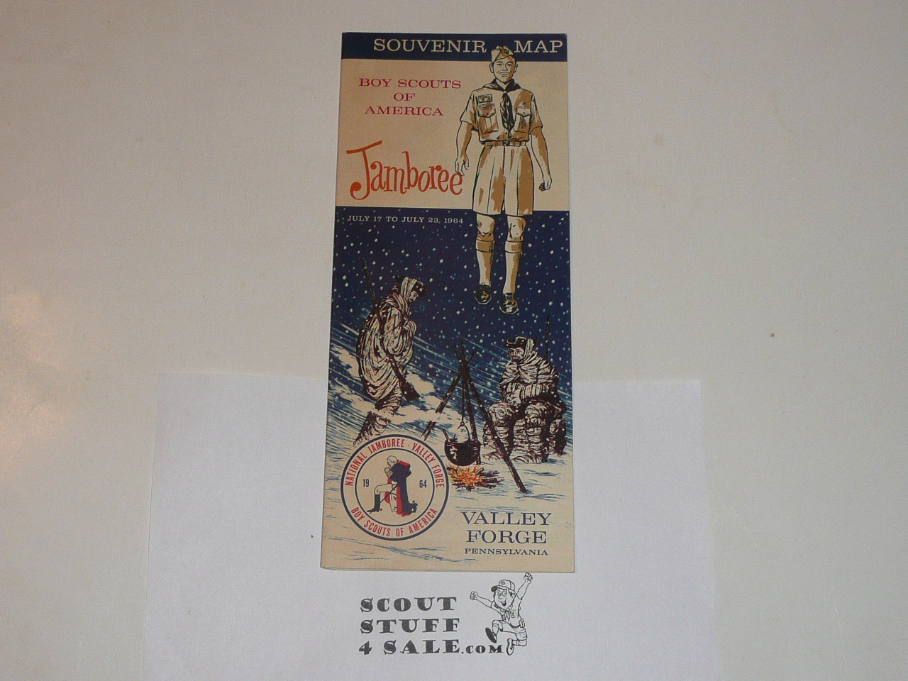 1964 National Jamboree Official Souvenir Map