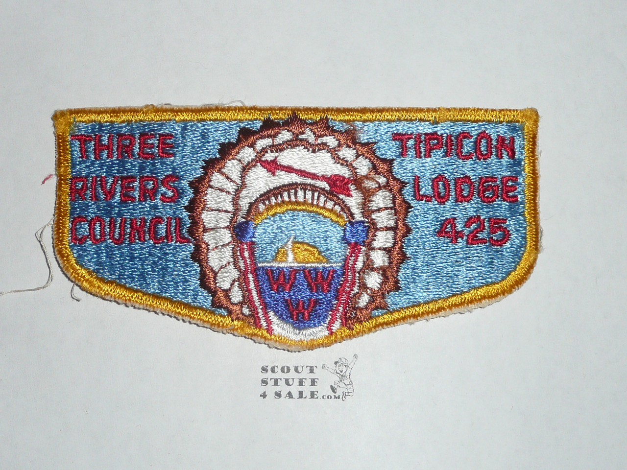Order of the Arrow Lodge #425 Tipicon s2 Flap Patch - Boy Scout