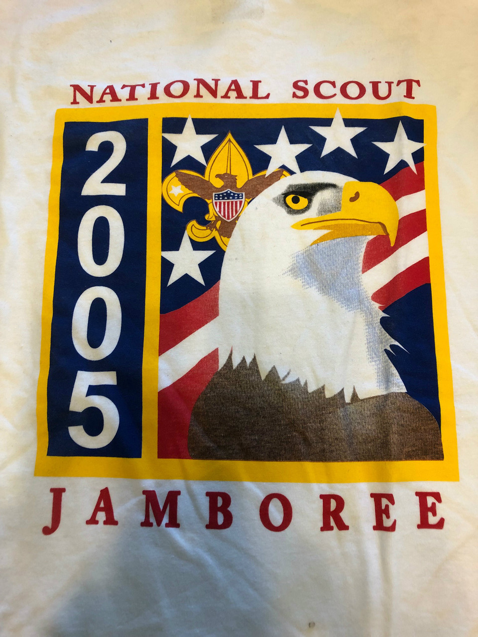 2005 National Jamboree Official Tee Shirt, Mens Large, New
