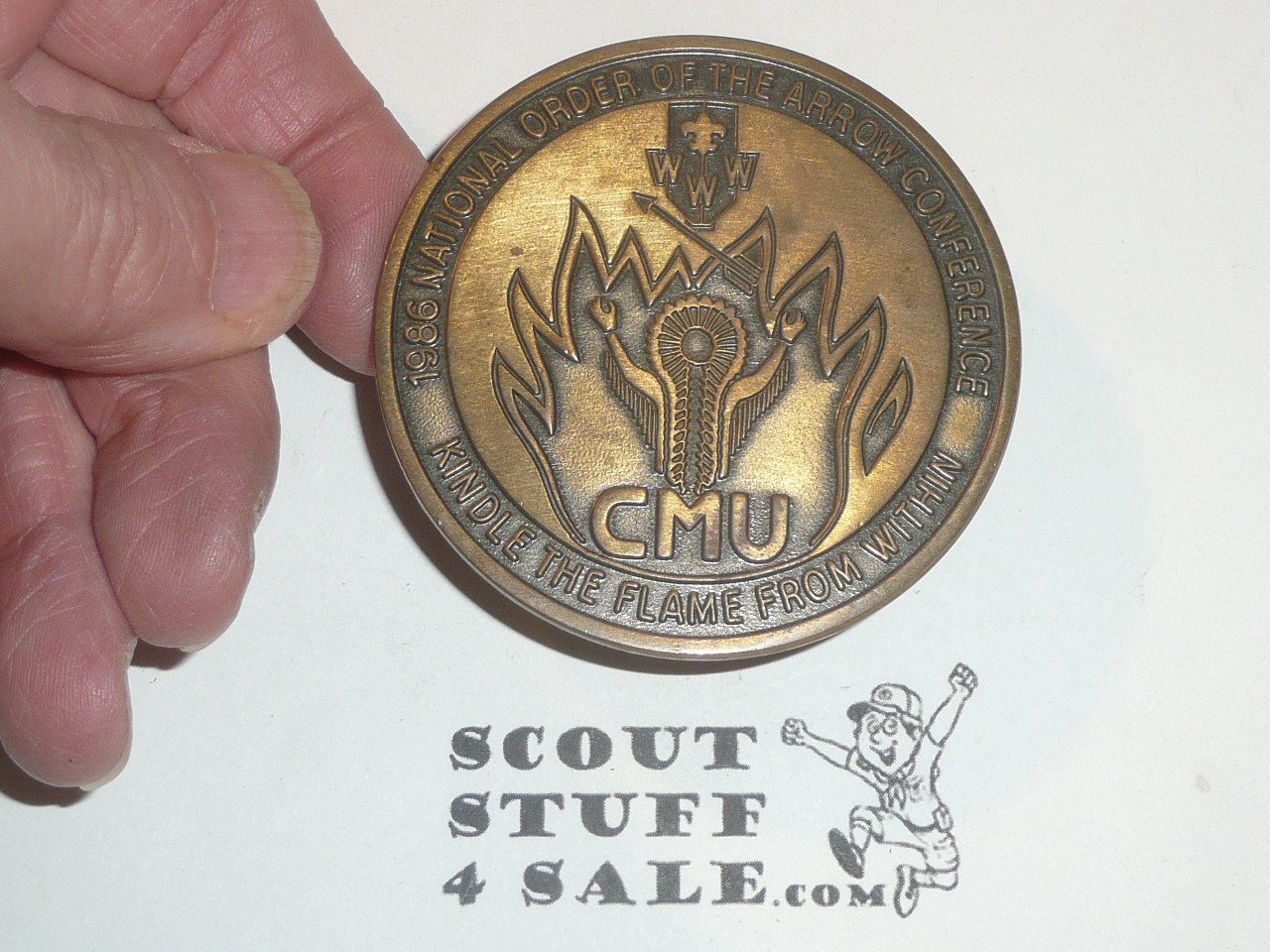National Order of the Arrow Conference (NOAC), 1986 Belt Buckle