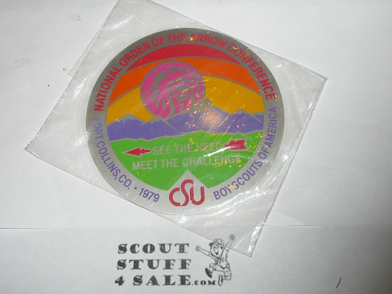 National Order of the Arrow Conference (NOAC), 1979 Metal Sticker