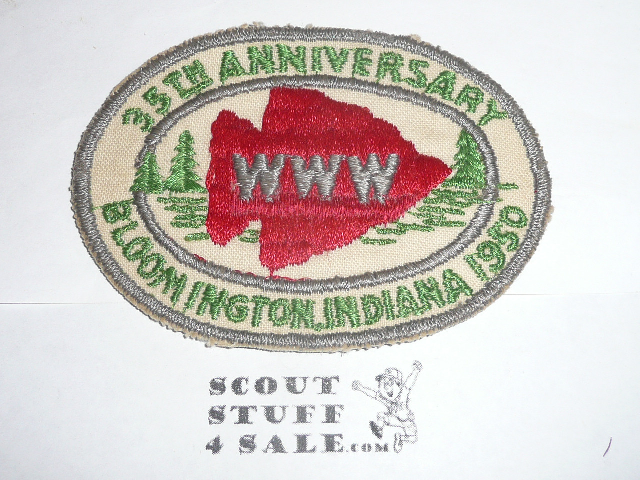 National Order of the Arrow Conference (NOAC), 1950 patch, original