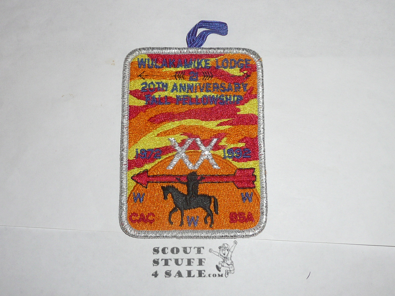 Order of the Arrow Lodge #21 Wulakamike 1992 Fellowship Patch