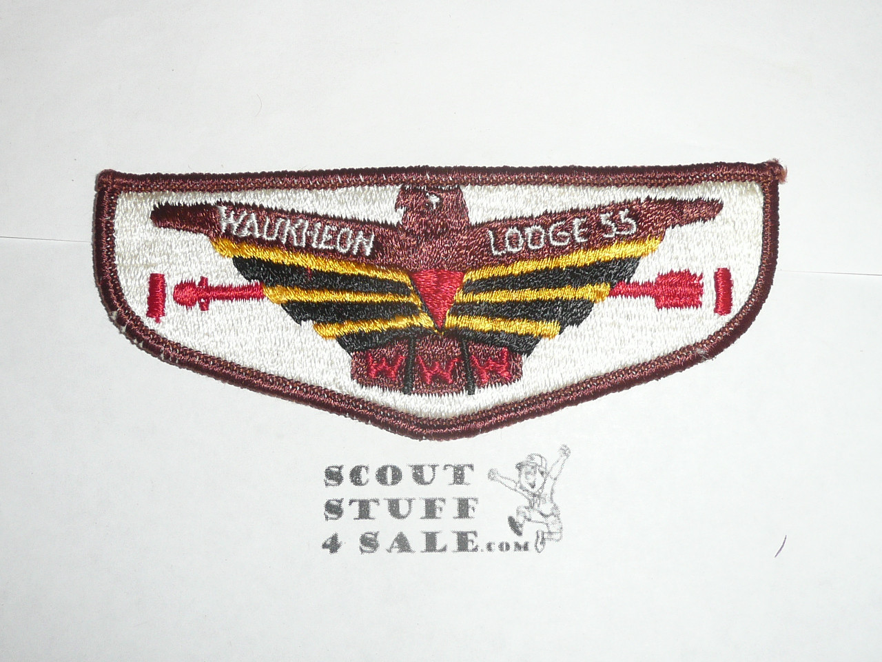 Order of the Arrow Lodge #55 Waukheon s2 Flap Patch