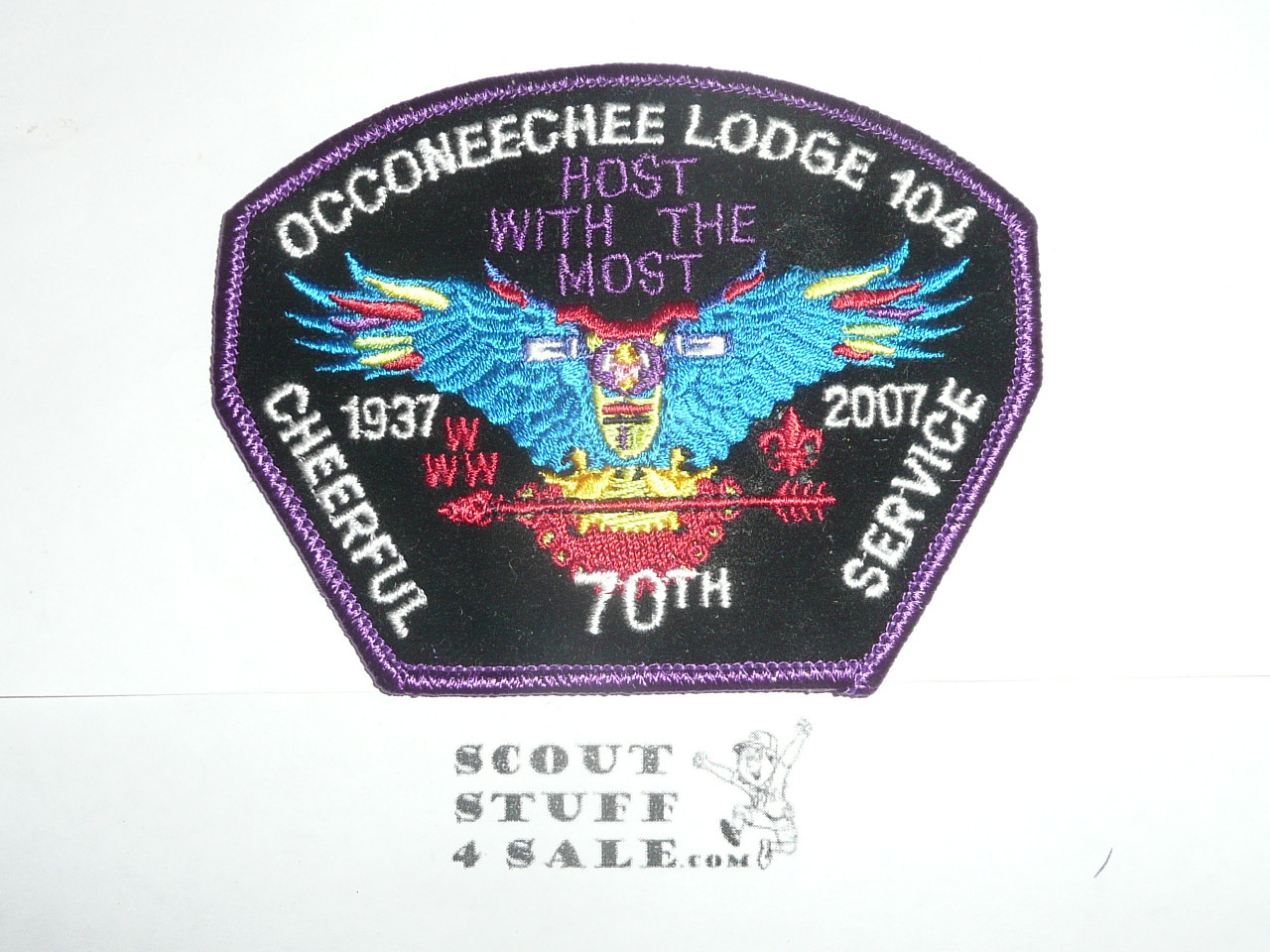 Order of the Arrow Lodge #104 Occoneechee 2007 SR-7B Conclave Host Patch