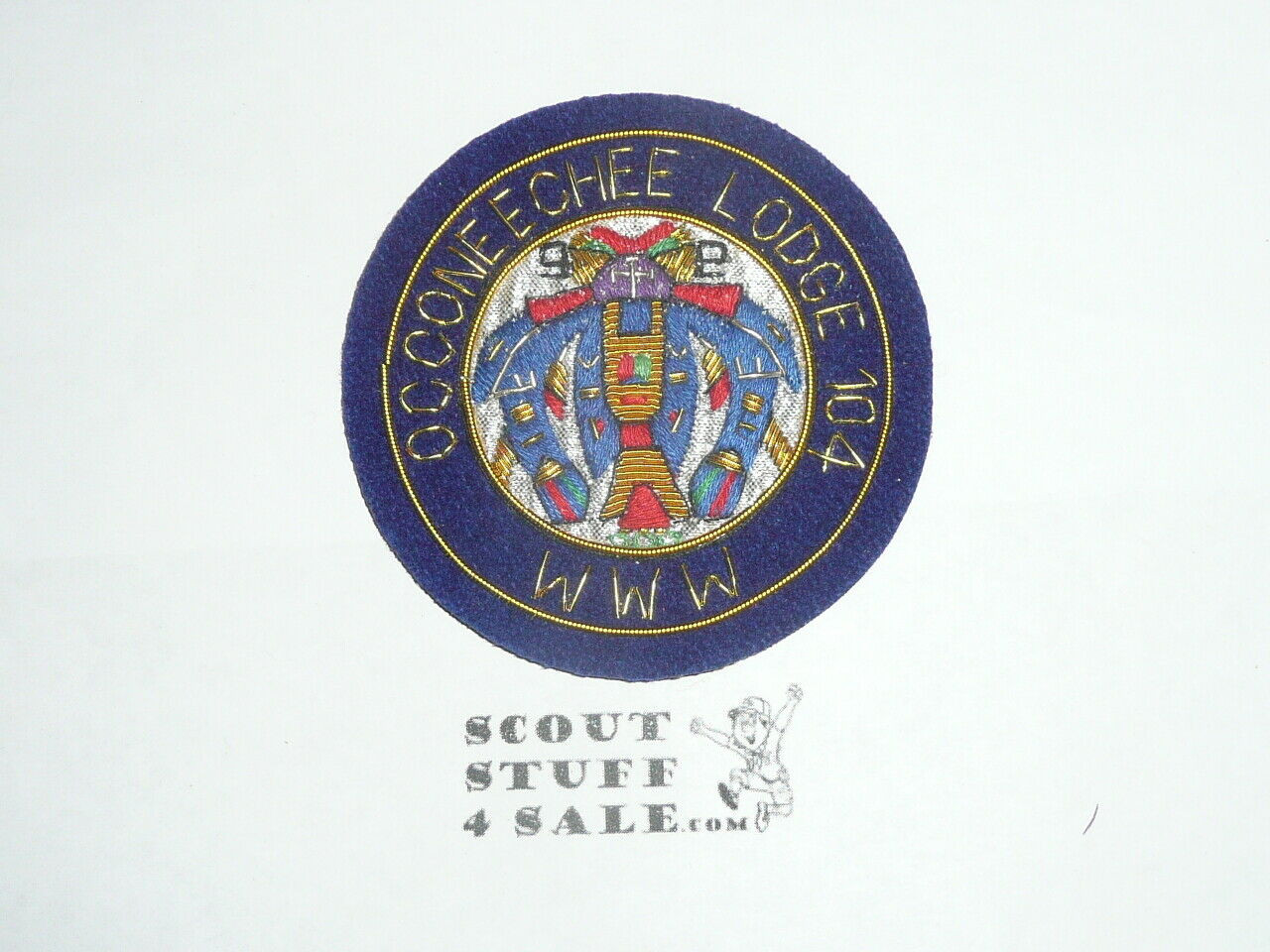 Order of the Arrow Lodge #104 Occoneechee b4 Bullion Patch - Boy Scout