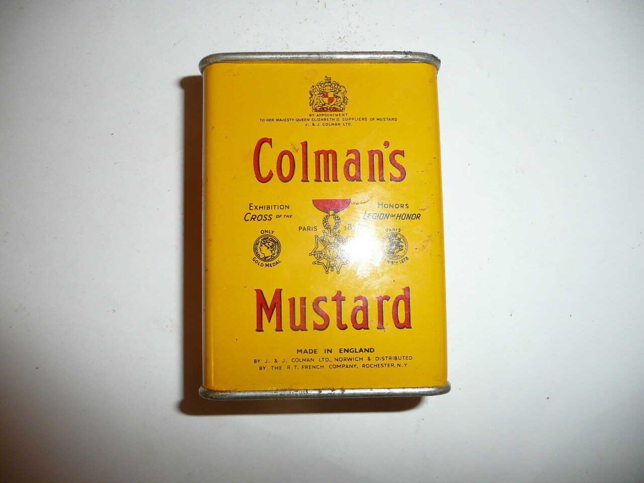 Vintage Spice Coleman's Mustard Spice tin