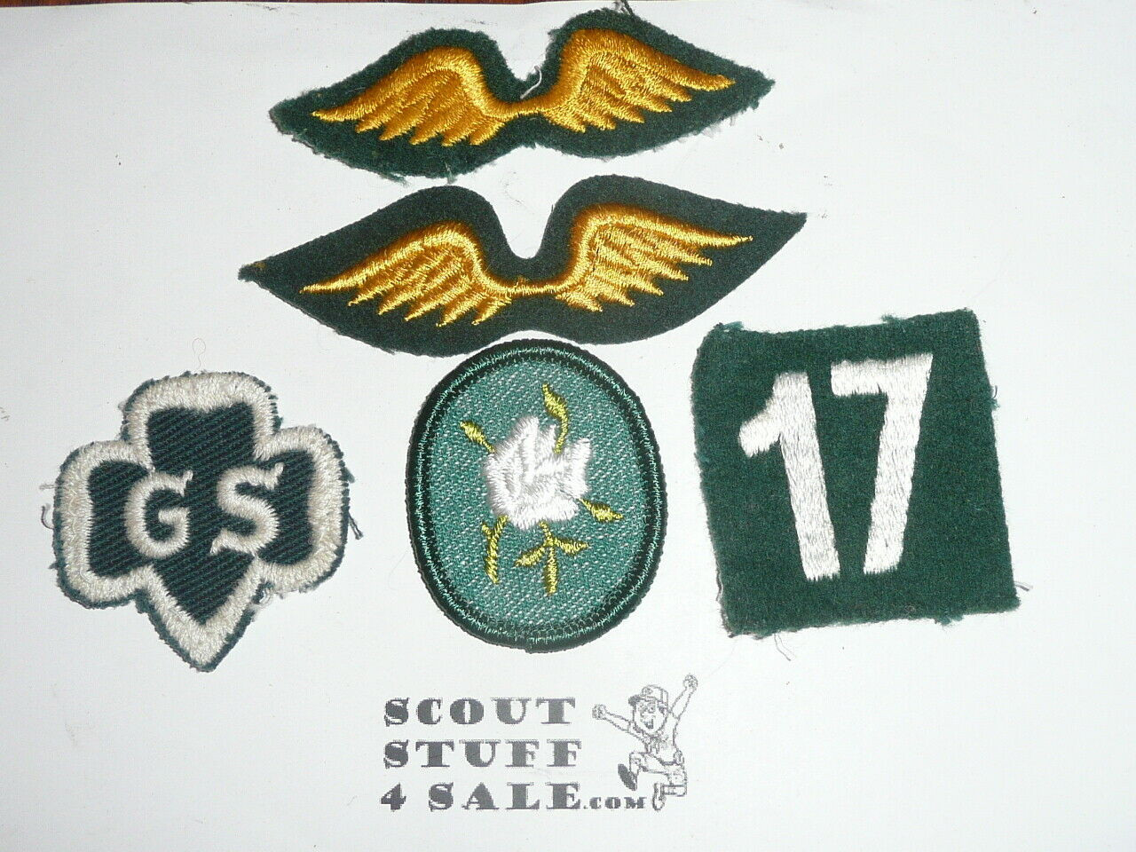 Vintage 40's-60's Girl Scout Uniform Patches