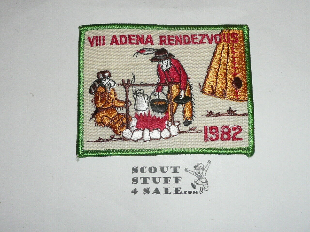 1982 Adena Rendezvous Patch, White River Heritage