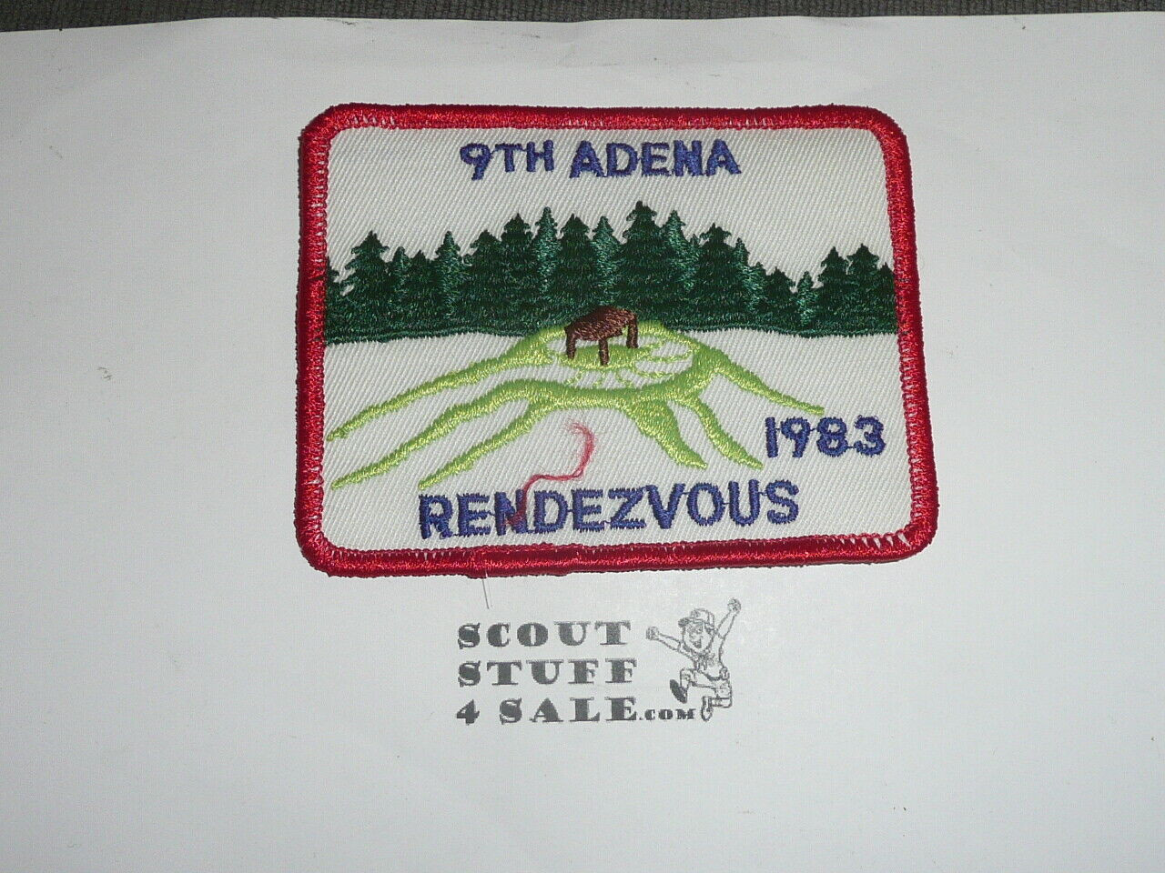 1983 Adena Rendezvous Patch, White River Heritage