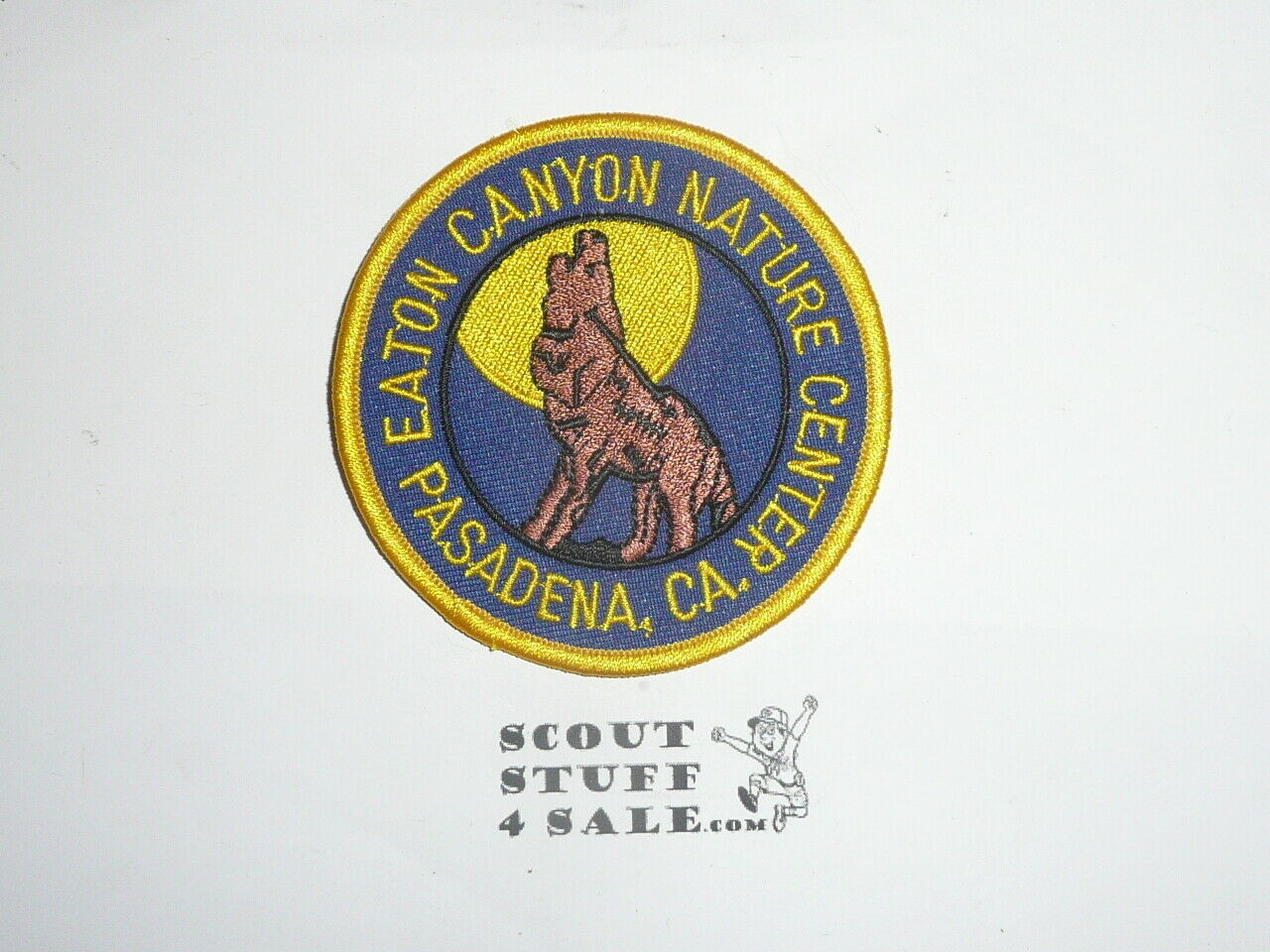 Vintage Eaton Canyon Nature Center Travel Souvenir Patch