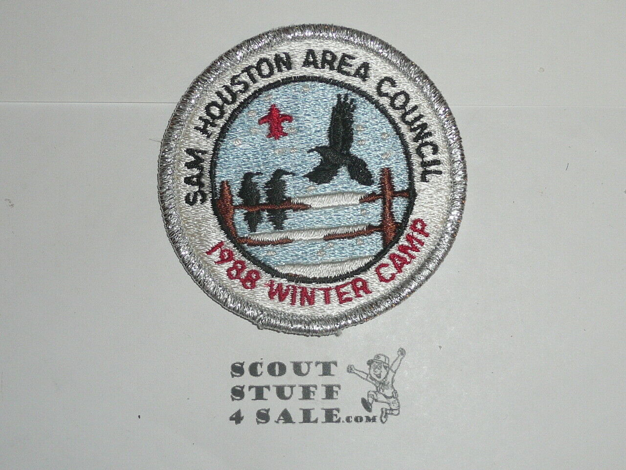 Winter Camp Patch, 1988, Sam Houston Area Council - Boy Scout