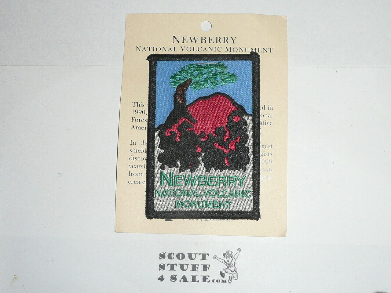 Vintage Newberry National Volcanic Monument Travel Souvenir Patch