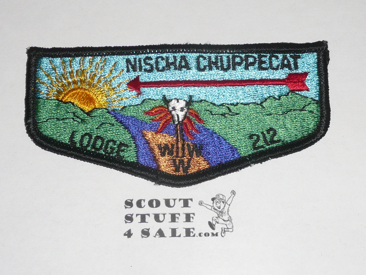 Order of the Arrow Lodge #212 Nischa Chuppecat s1 First Flap Patch - Boy Scout