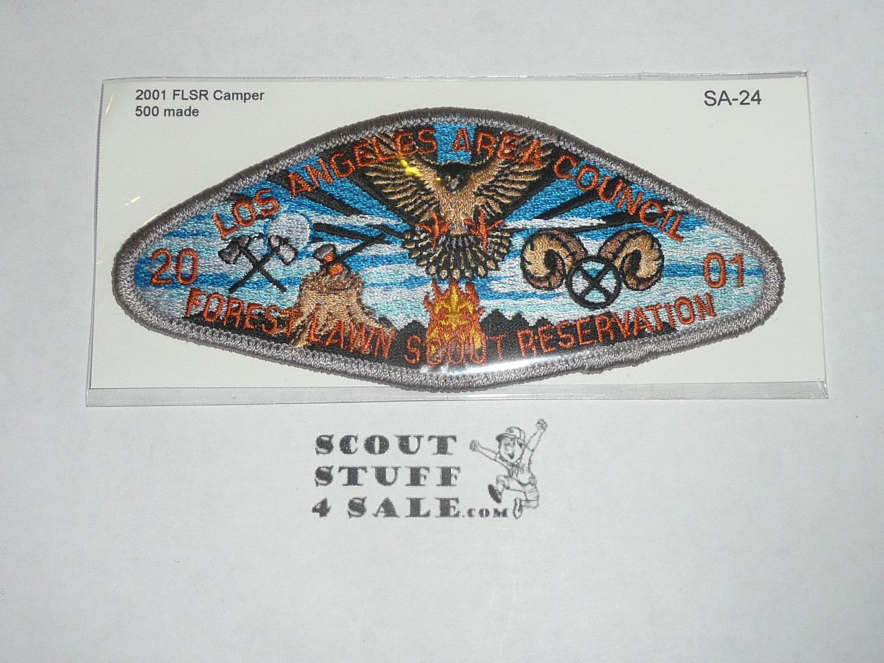 Los Angeles Area Council sa24 - 2001 Forest Lawn Scout Reservation