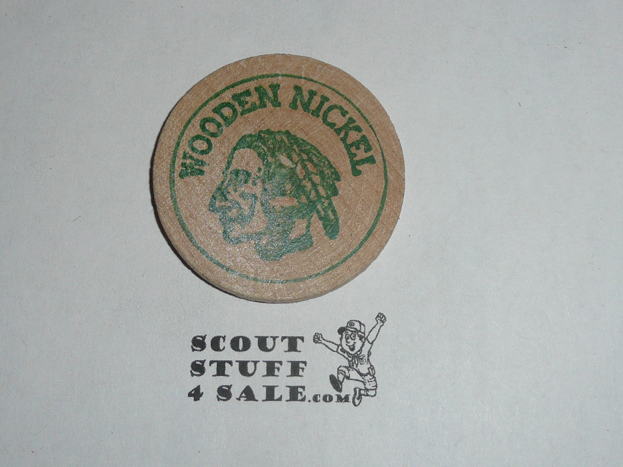 1969 Indiana Council Scout-O-Rama Boy Scout Wooden Nickel