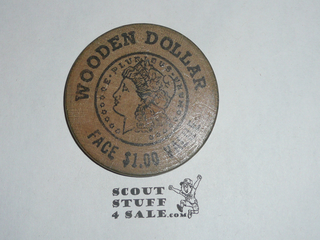 Boy Scout Memorabilia The Carolina Trader Boy Scout Large Wooden Nickel