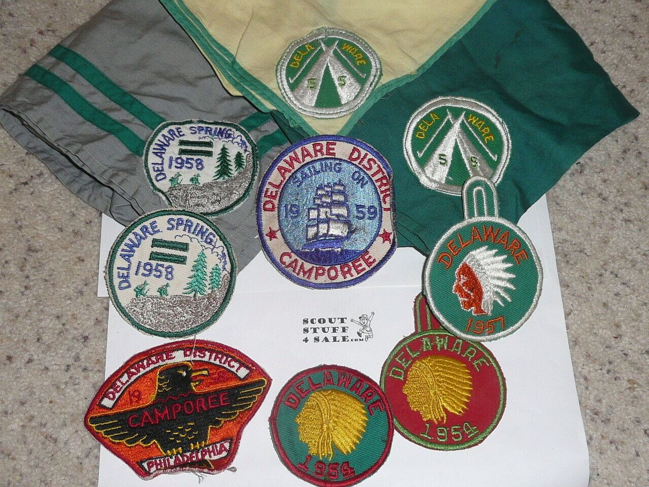 Collection of 43 Event/District items from Philadelphia Scout Council 1940-1960