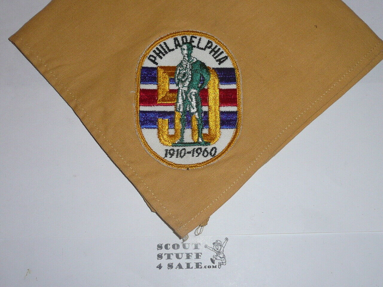 Philadelphia Boy Scout Council 50th BSA Anniversary Neckerchief