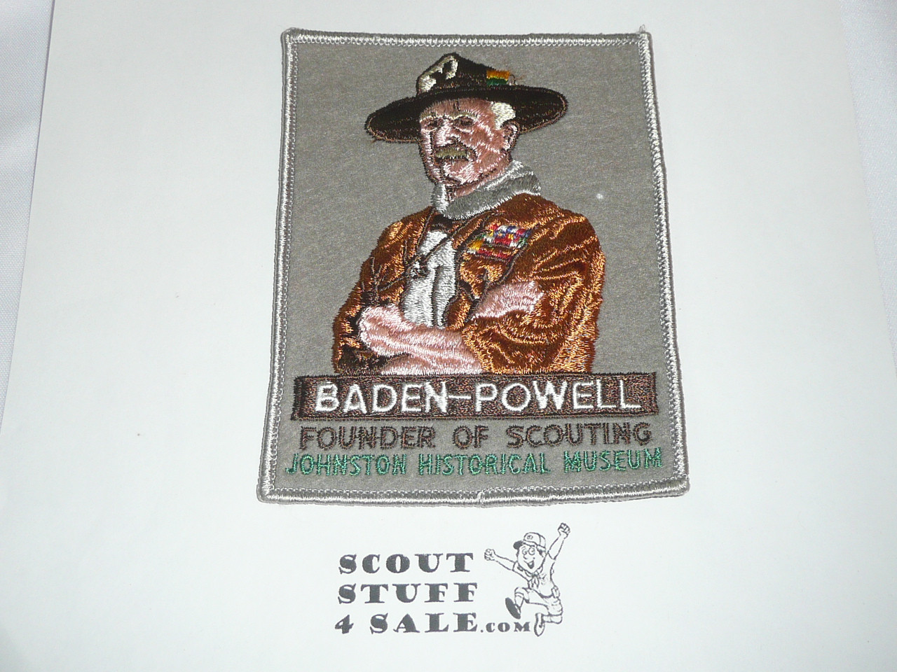 Johnston Historical Musuem & Conservation Area, Boy Scout National Headquarters, Baden Powell Felt Jacket Patch