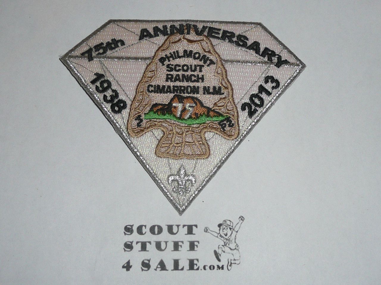 Philmont Scout Ranch, 2013 75th Anniversary Diamond Jacket Patch