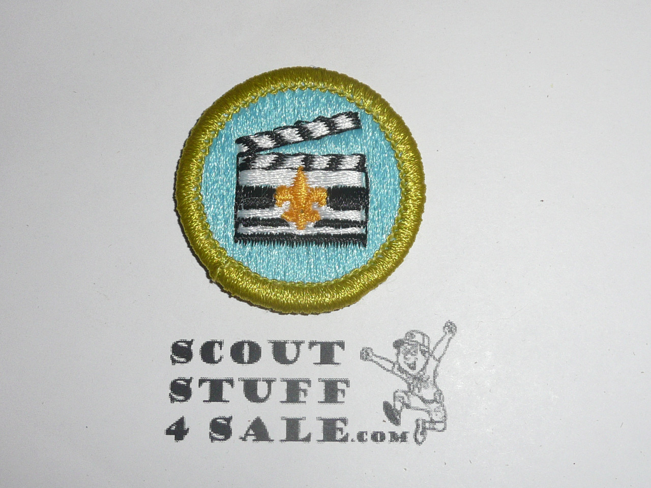 Cinematopgraphy - Type H - Fully Embroidered Plastic Back Merit Badge (1972-2002)