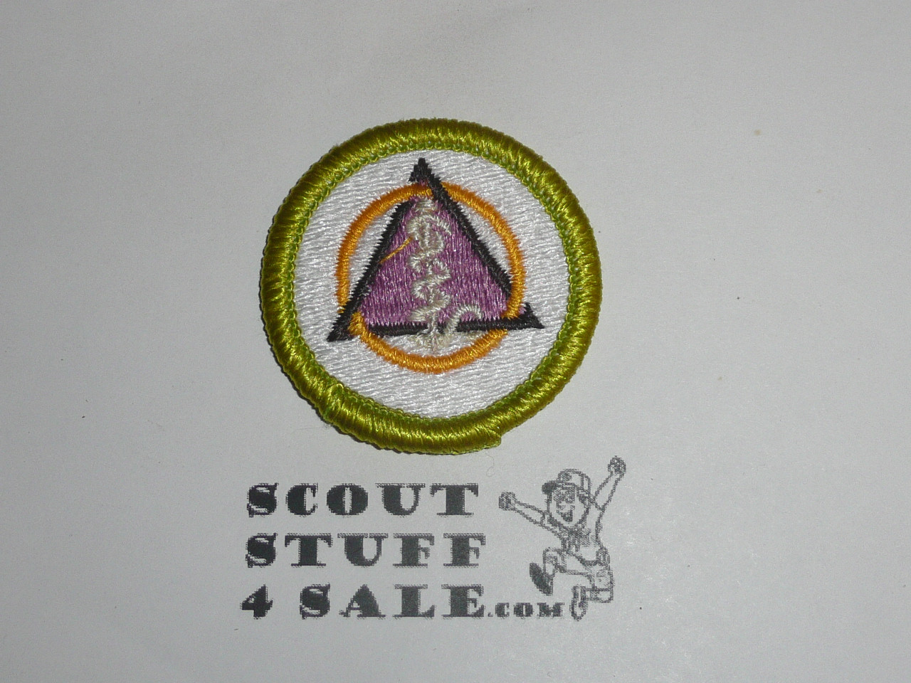 Dentistry - Type J - Fully Embroidered Merit Badge with Scout Stuff backing (2002-current)