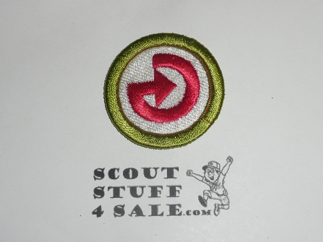 Energy 38mm - Type I - Fully Embroidered Computer Designed Merit Badge (1993-1995)